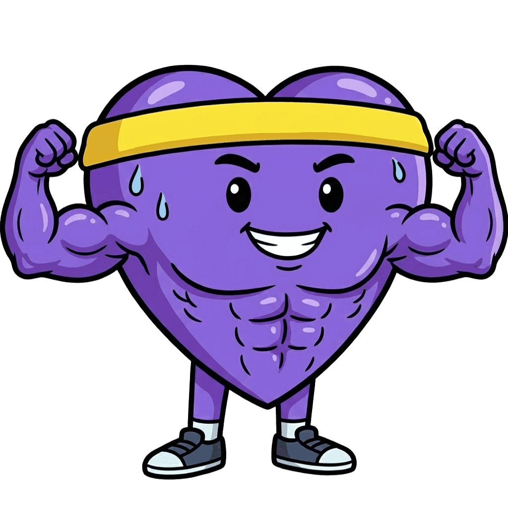 BurnFat mascot celebrating the daily leaderboard